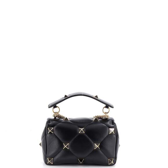 Valentino Garavani Roman Stud Flap Bag #239738V19B - Picture 3 of 6
